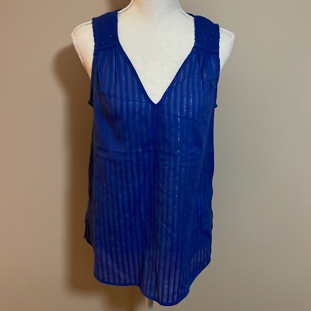 Christian Siriano Blue Top